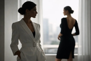 Feminine Silhouettes Mode mit starker Präsenz